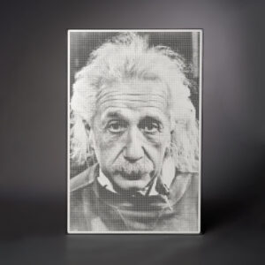 Albert Einstein 3mm grid